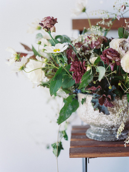 Romantic wedding flowers