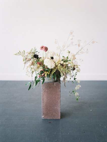 Romantic wedding flowers