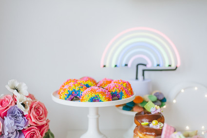 Rainbow girl's party