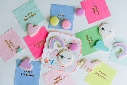 Rainbow girl's party