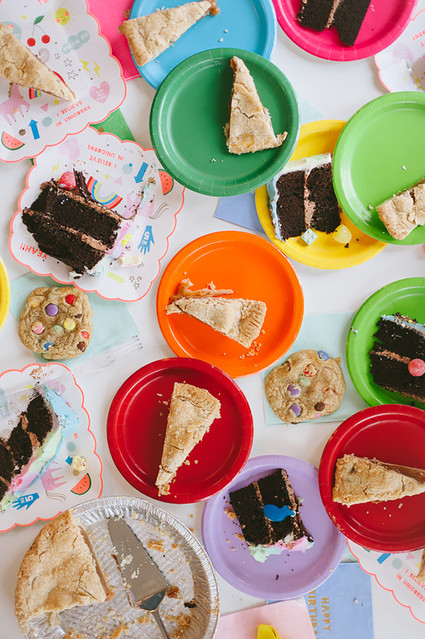 Rainbow girl's party