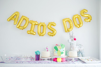 Modern cactus birthday party