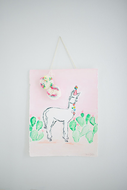 Modern cactus birthday party