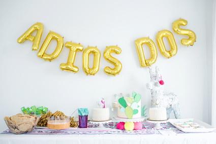 Modern cactus birthday party