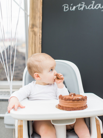 Modern dinosaur 1st birthday party