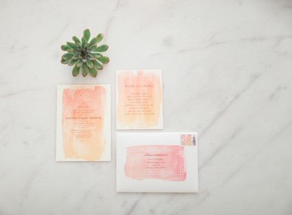 Bright floral baby shower