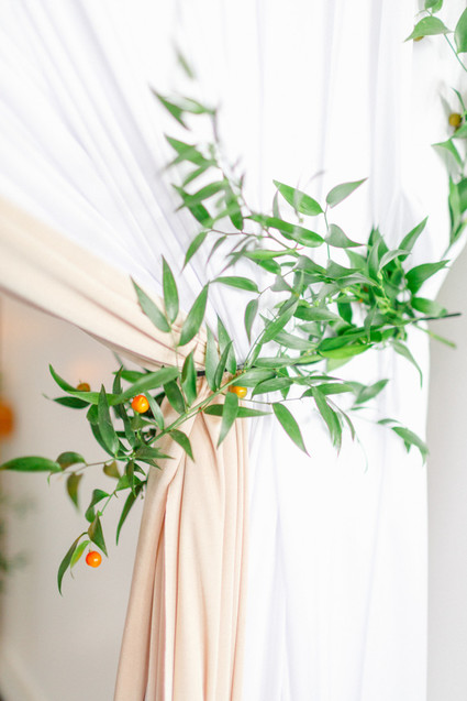 Bright floral baby shower