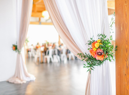 Bright floral baby shower