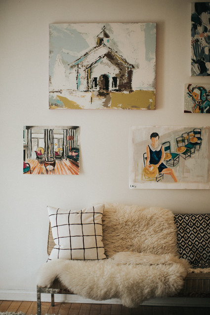 Artsy family home tour