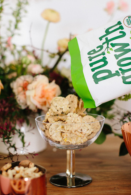 Pre-wedding bridal party snack bar