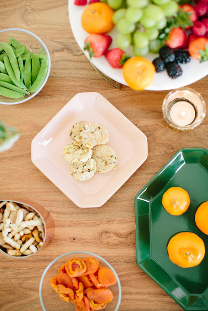 Pre-wedding bridal party snack bar