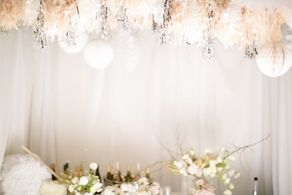 All white first birthday Inspiration