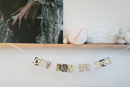 All white first birthday