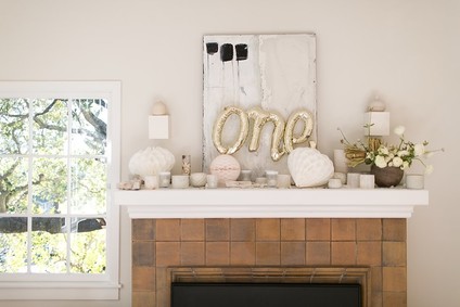 All white first birthday