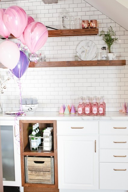 Spring floral unicorn birthday party