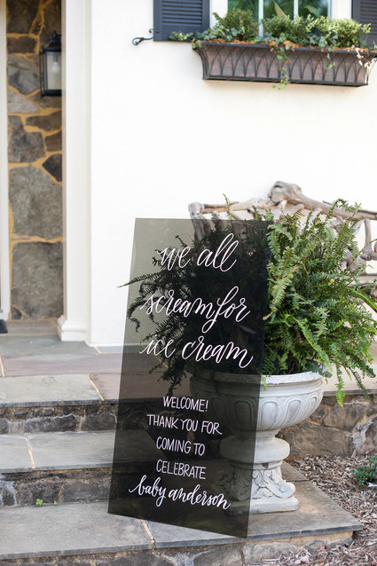 Ice cream baby shower