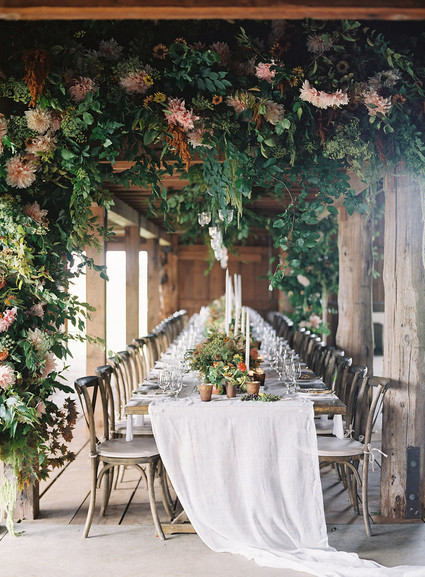 Floral table inspiration with Floret Flower Farm