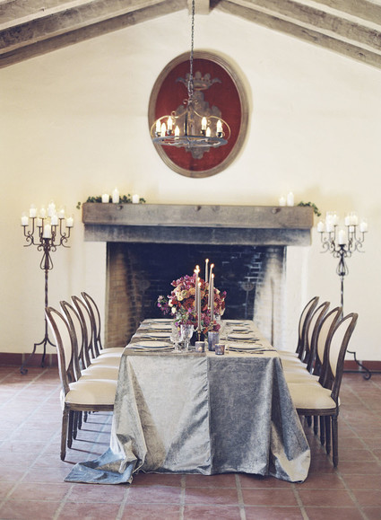 Grey tablescape
