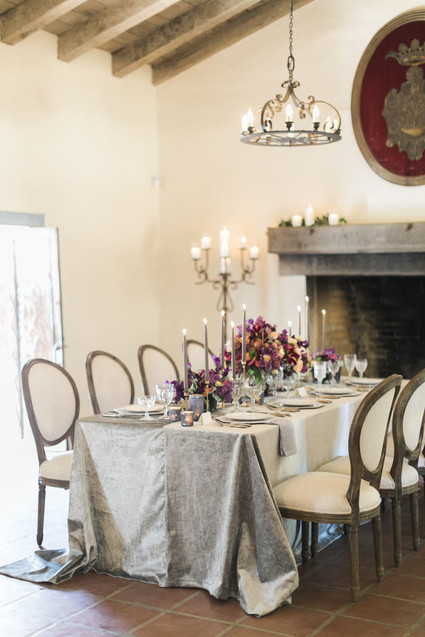 Grey tablescape