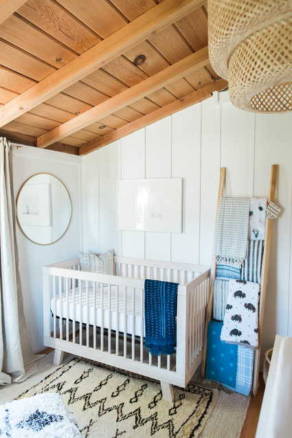 Indigo boho boy's nursery