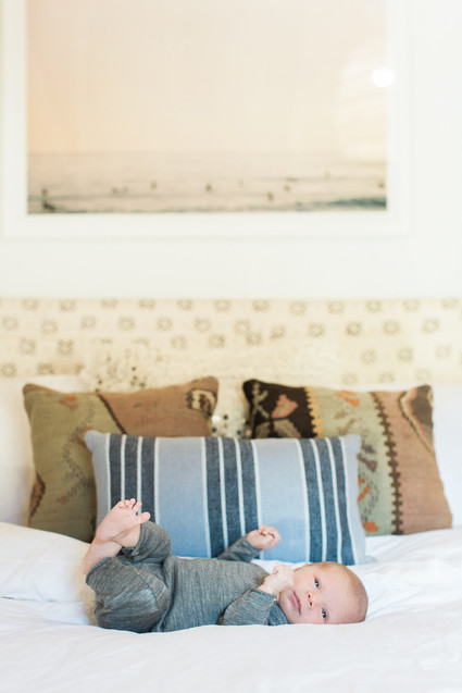 Indigo boho boy's nursery