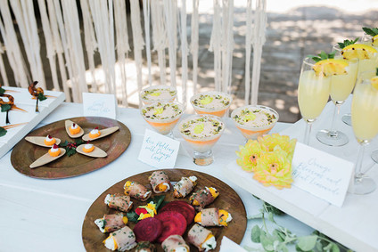 Bridal shower food