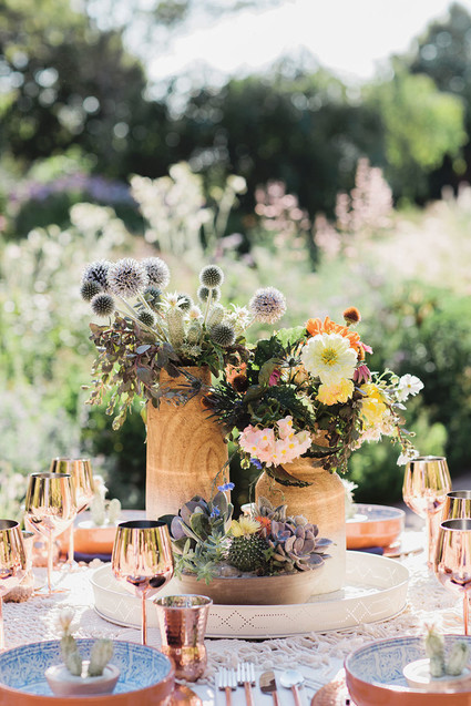 Boho centerpiece