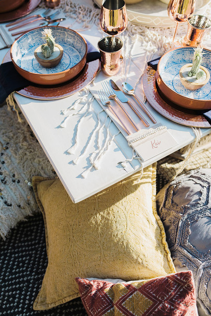 Desert oasis bridal shower inspiration