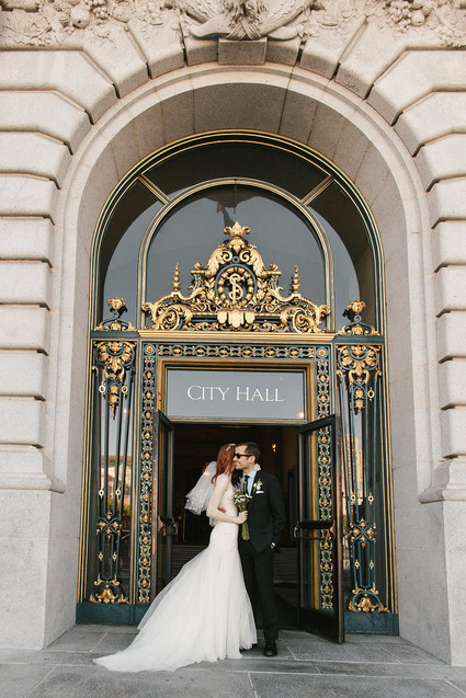San Francisco City Hall elopement Inspiration