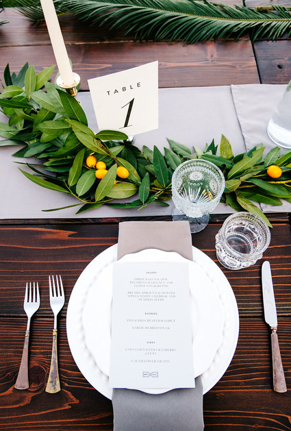 Modern place setting Inspiration