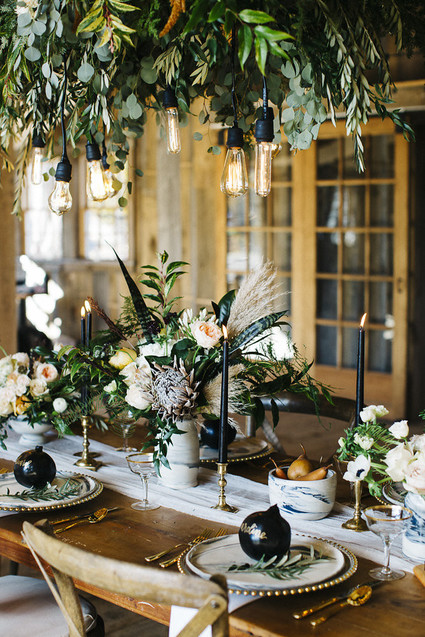 Hanging greenery