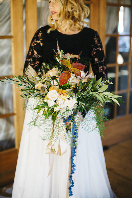 Fall bridal bouquet