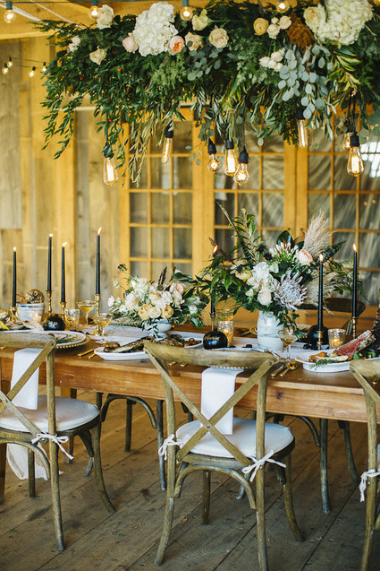 Rustic tablescape
