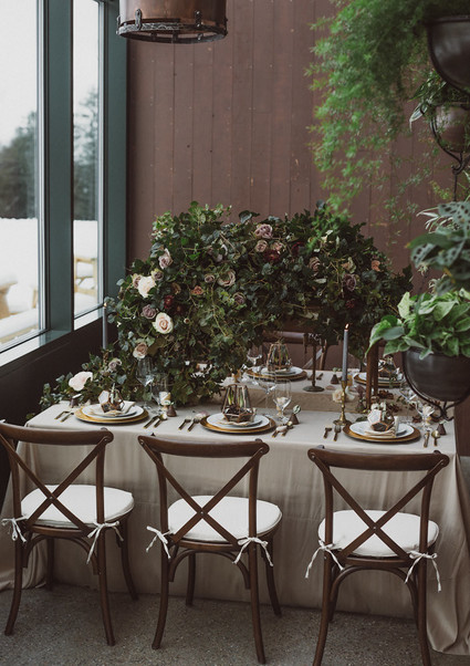 Moody tablescape