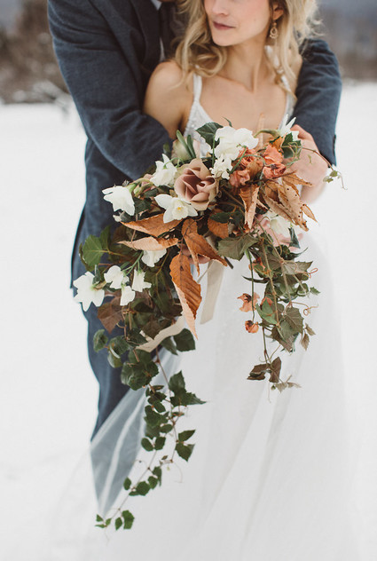 Winter wedding bouquet