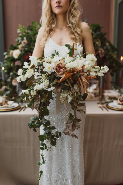 Fall bridal bouquet