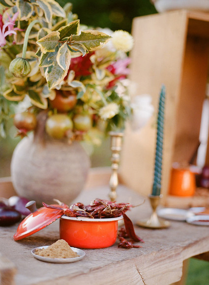 Rehearsal dinner table