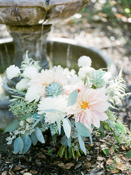 Spring bridal bouquet
