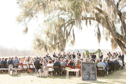 Southern wedding ceremony
