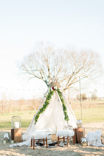Wedding teepee