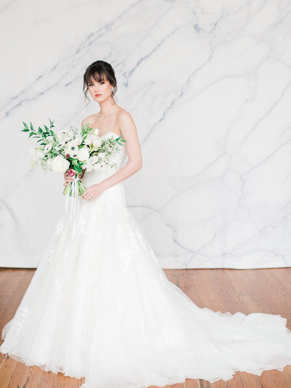 Modern Spring ceremony wedding inspiration