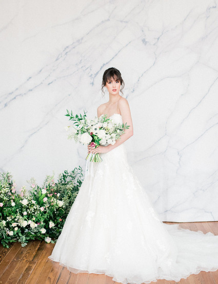 Modern Spring ceremony wedding inspiration