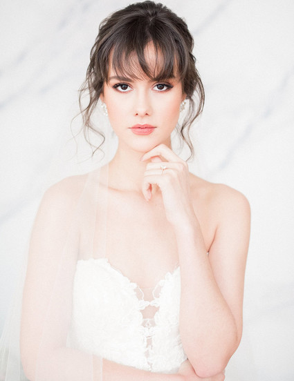 Modern bridal makeup