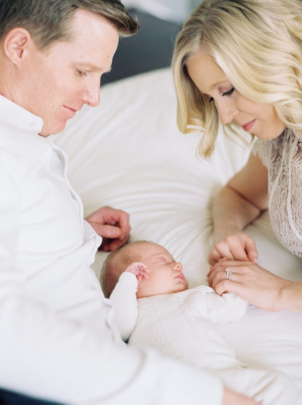 classic newborn photos on film