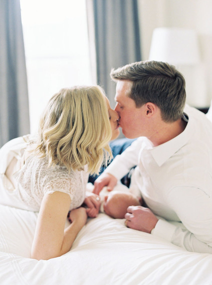 classic newborn photos on film