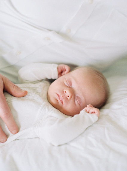 classic newborn photos on film