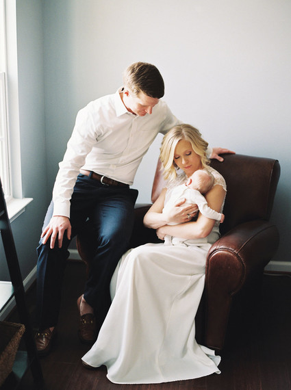 classic newborn photos on film