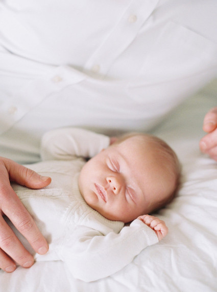 classic newborn photos on film