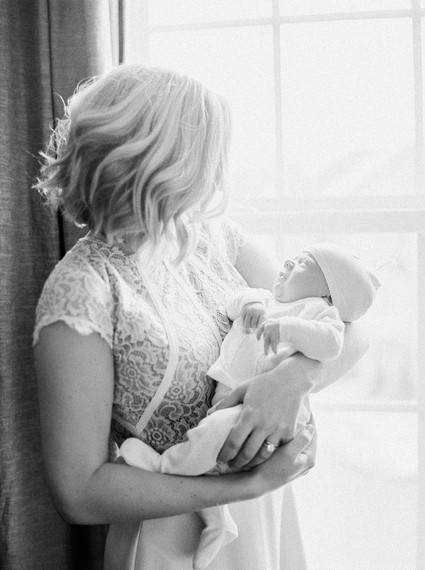 classic newborn photos on film