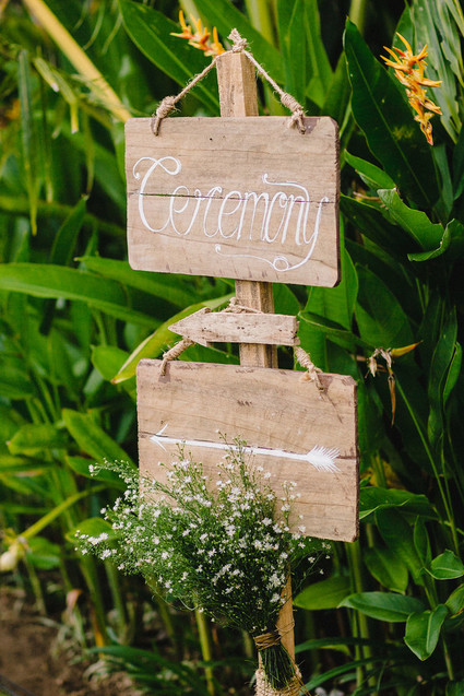 Ceremony sign